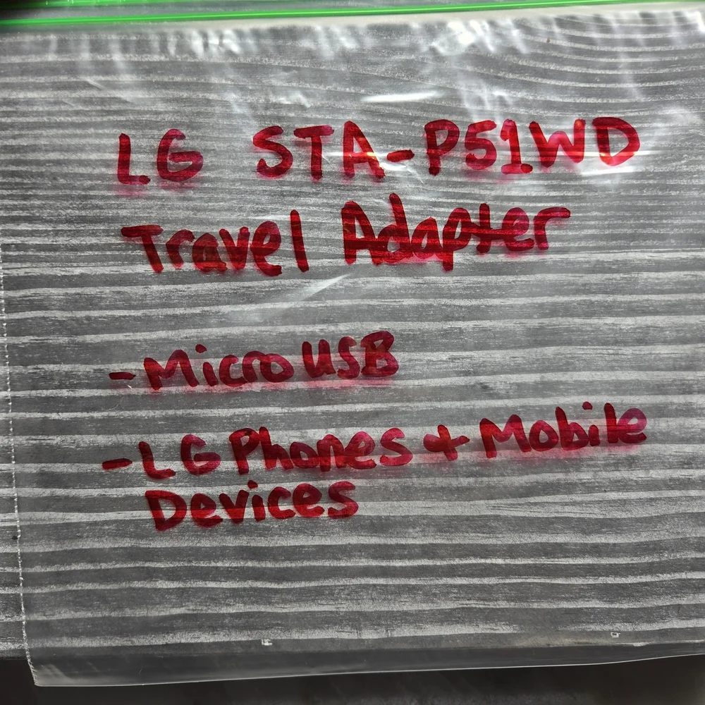 LG Travel‎ Adapter Wall Charger Model STA-P51WD Black